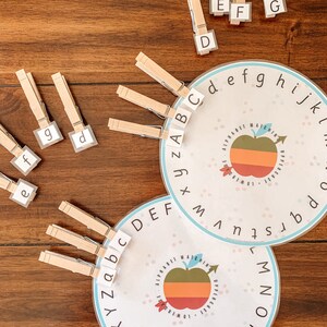 Alphabet Matching Wheel, Uppercase & Lowercase, Busy Binder Activity, Preschool Kindergarten Game, Learning Activity, Homeschool Printable image 4