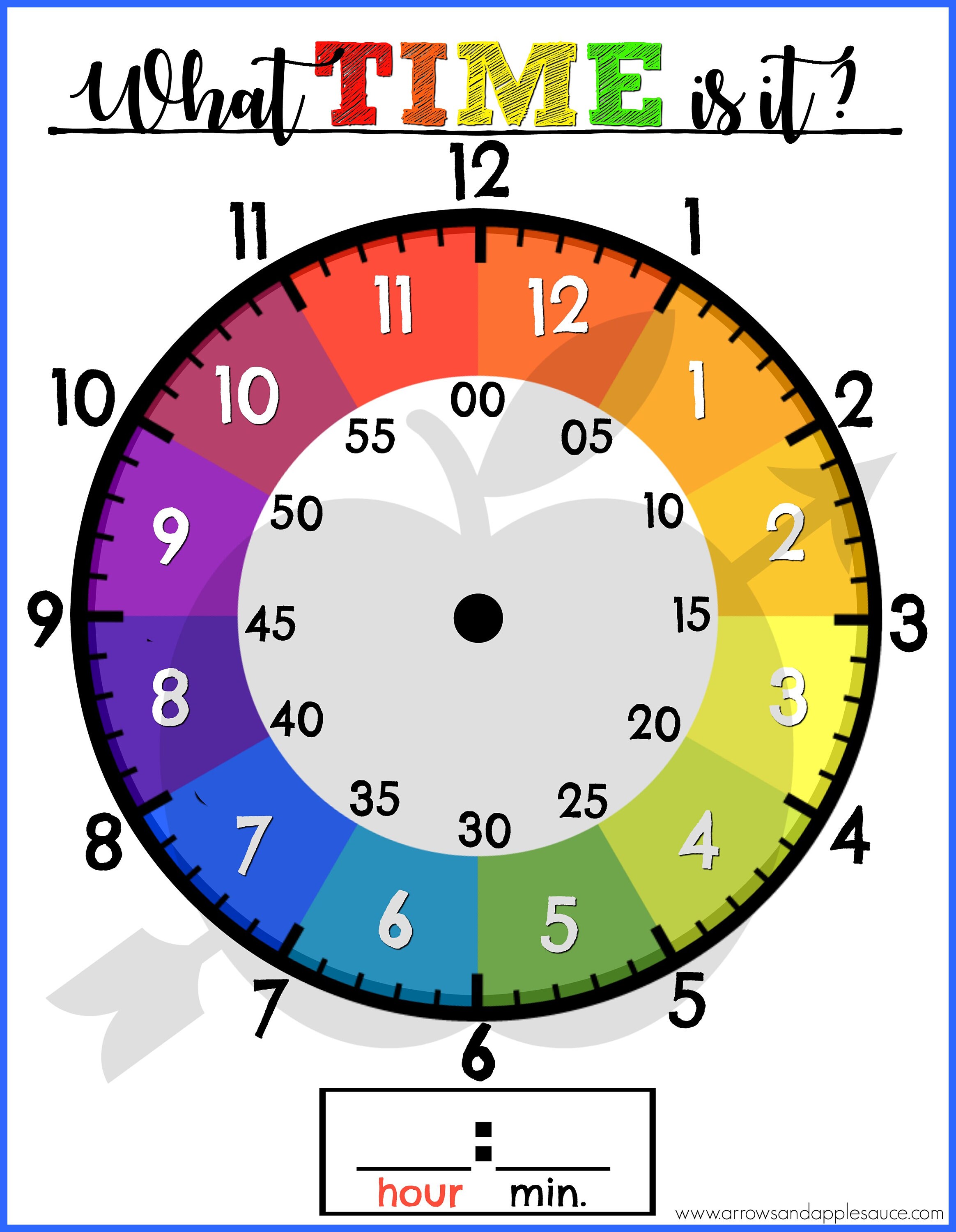 Clock For Teaching Kids