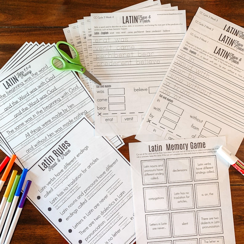 latin-worksheets-printable-classical-conversations-cycle-3-etsy