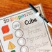3D Shapes Printable Matching Game Three Dimensional Shape - Etsy