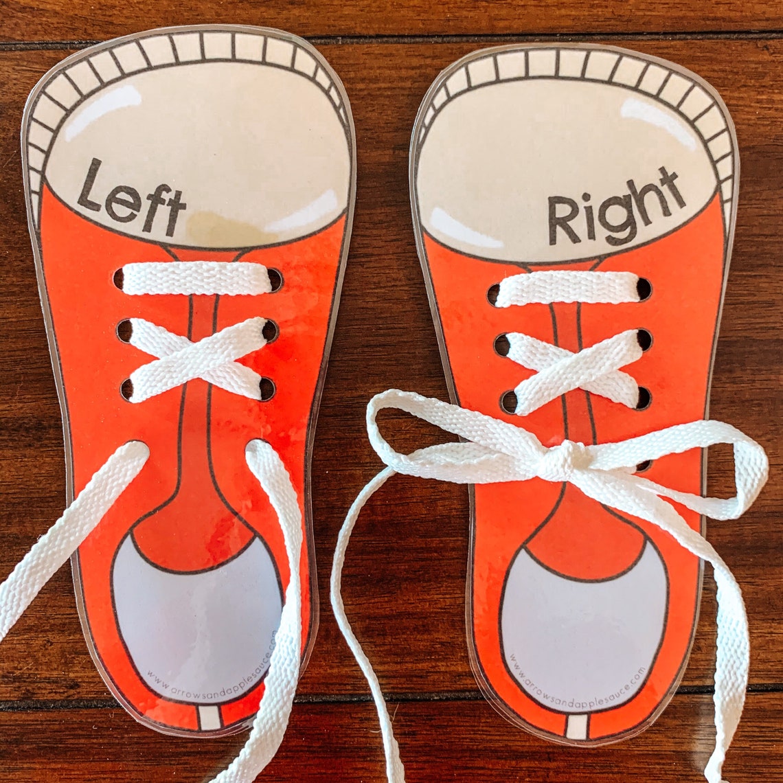 Free Printable Shoe Lacing Cards