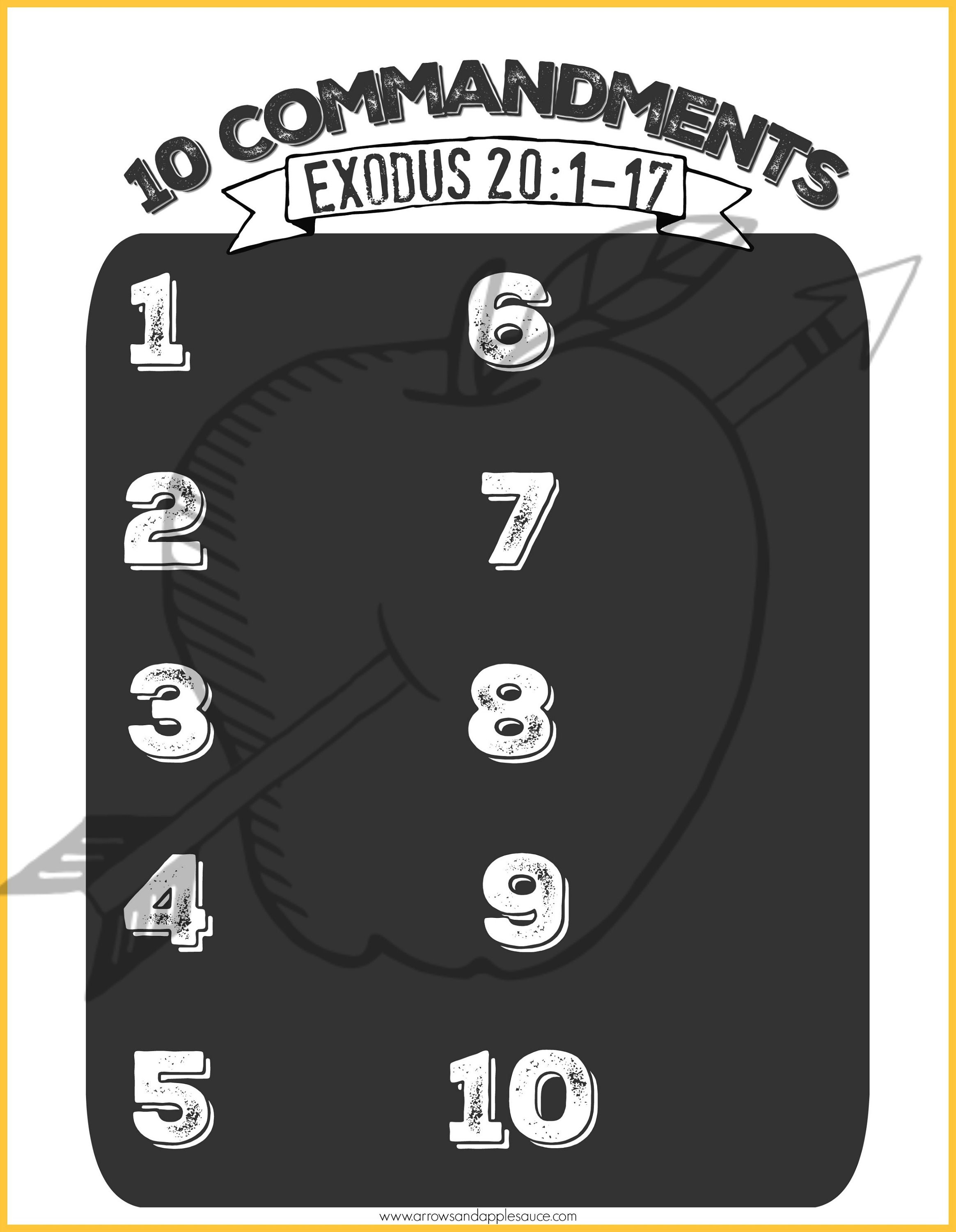 Buy Ten Commandments Printable Memory Game, Kids Activity, Bible Verse ...