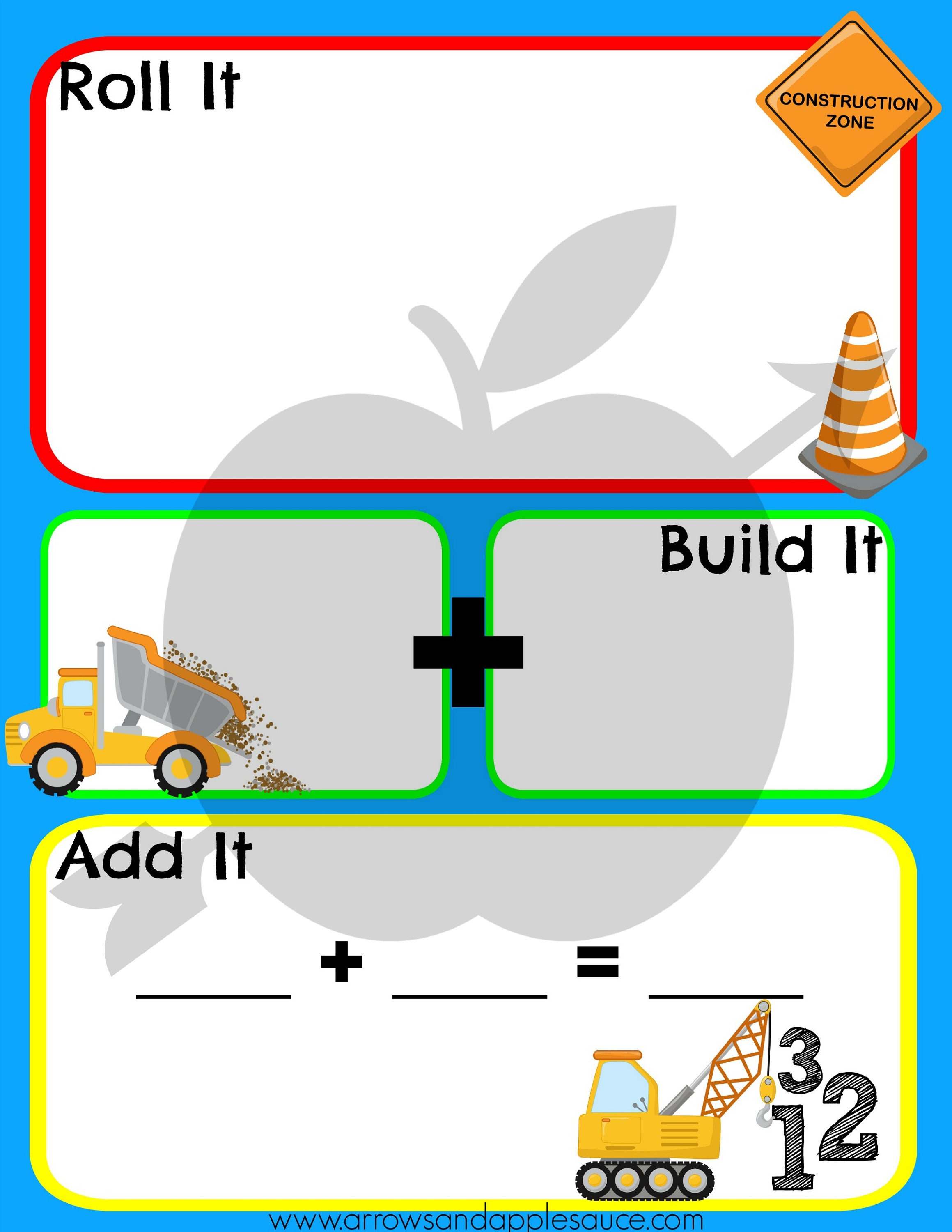 math dice game printable kids addition game homeschool etsy