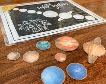 Solar System Printable Memory Game, Planets Activity, Learning About Space, Homeschool Printable, Busy Binder Activity, Preschool Science