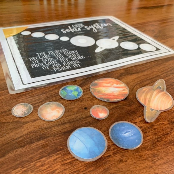 Solar System Printable Memory Game, Planets Activity, Learning About Space, Homeschool Printable, Busy Binder Activity, Preschool Science
