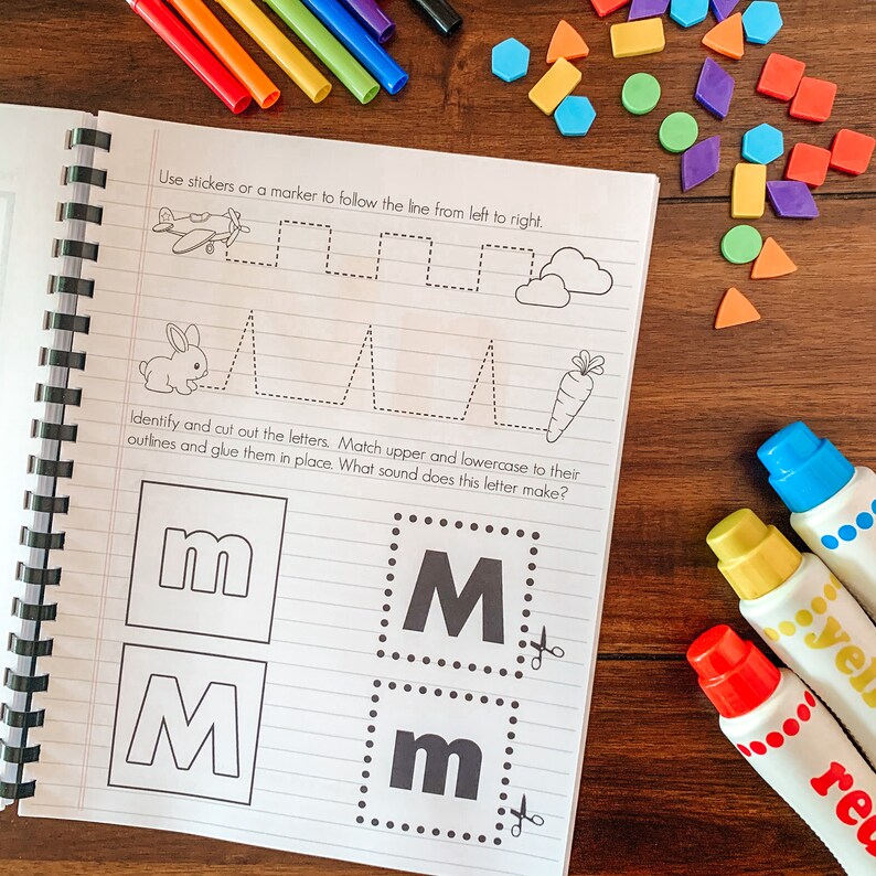 Preschool Journal Printable Daily Preschool Activity Etsy