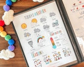Morning Menu, EDITABLE Printable Calendar Time Activities, Educational Daily Weather, Date and Time Practice, Address and Phone Number