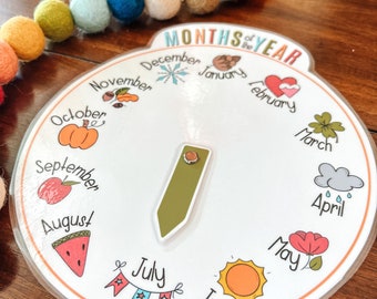 Circle Time Calendar Preschool Calendar Circle Time - Etsy