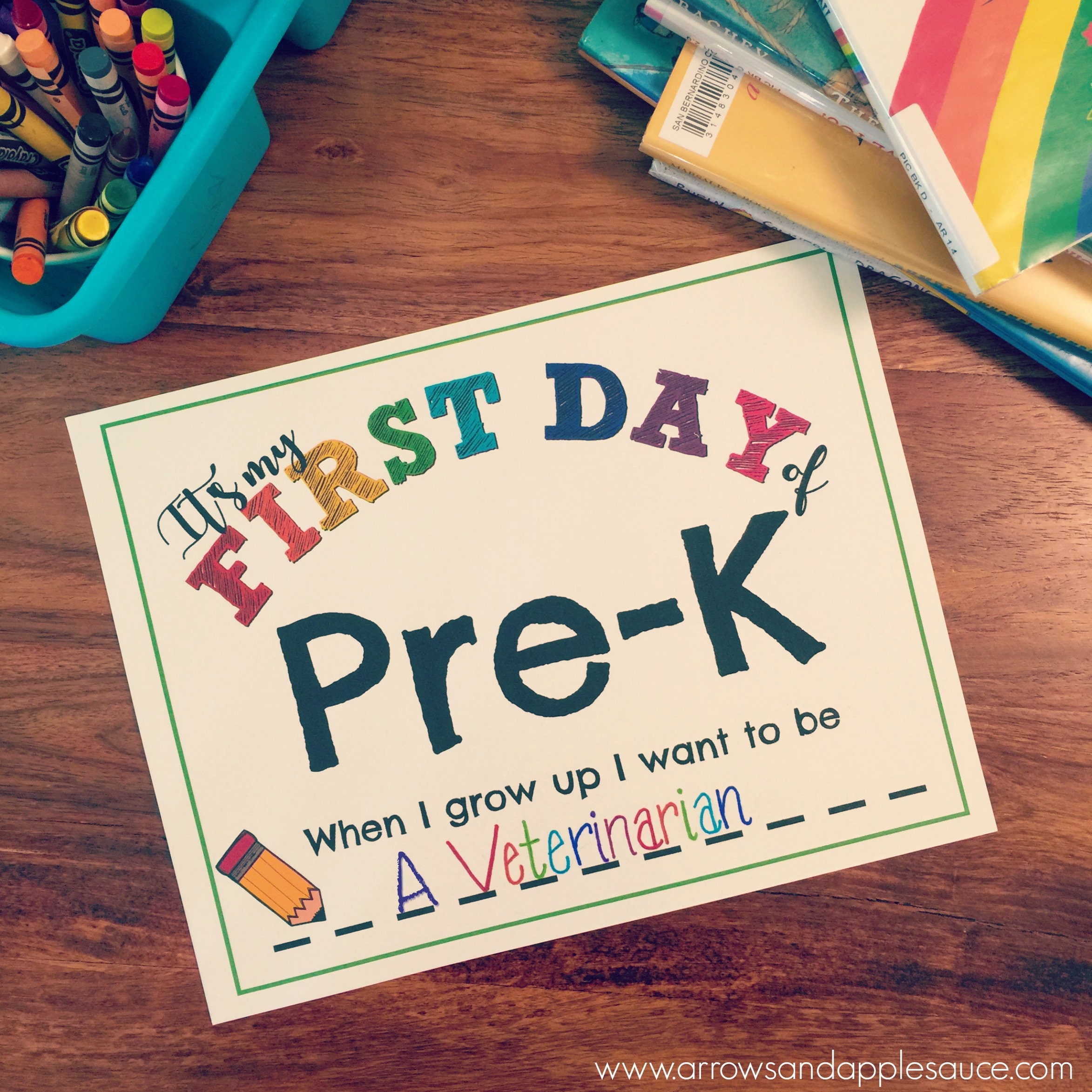 Pre k first day of school activities