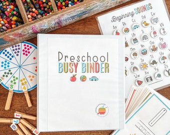 Preschool Busy Binder, Printable Preschool Activities, Educational Games, Alphabet Activity, Learning Numbers, Kids Color Game, Homeschool