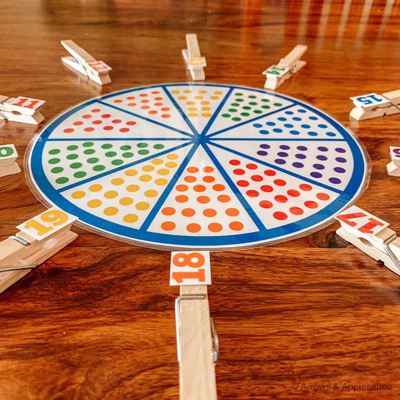 number 11 20 matching game educational printable math etsy