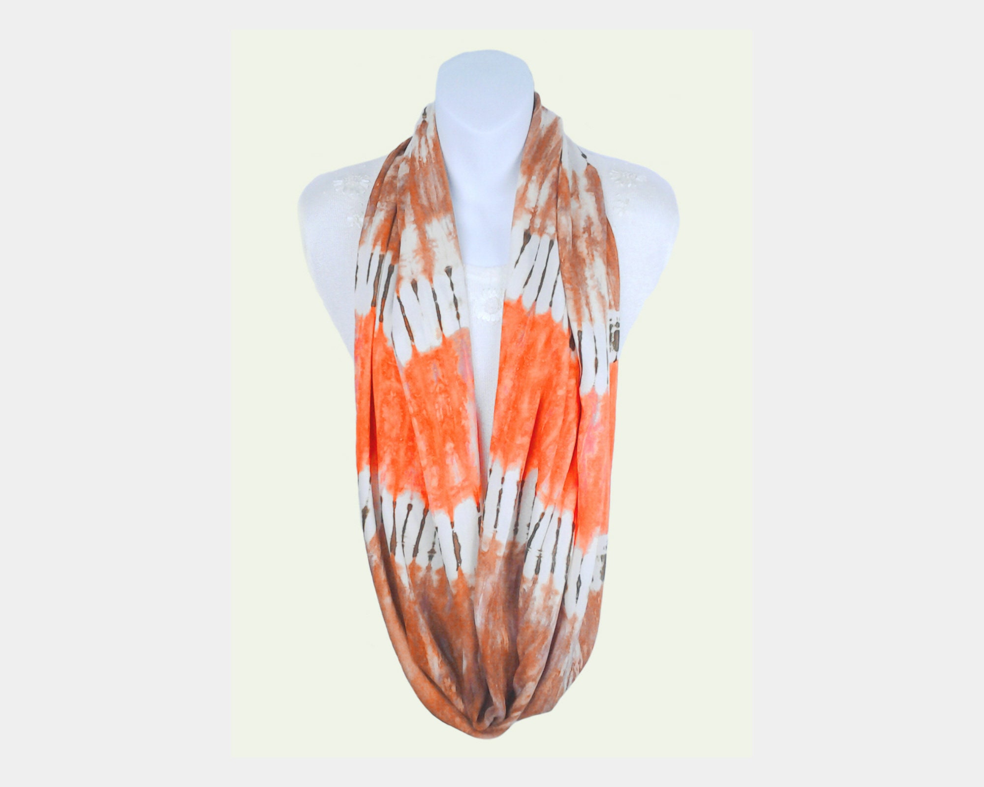 Tie dye Infinity Scarf - Pretty in Pink - A Spoonful of Colors