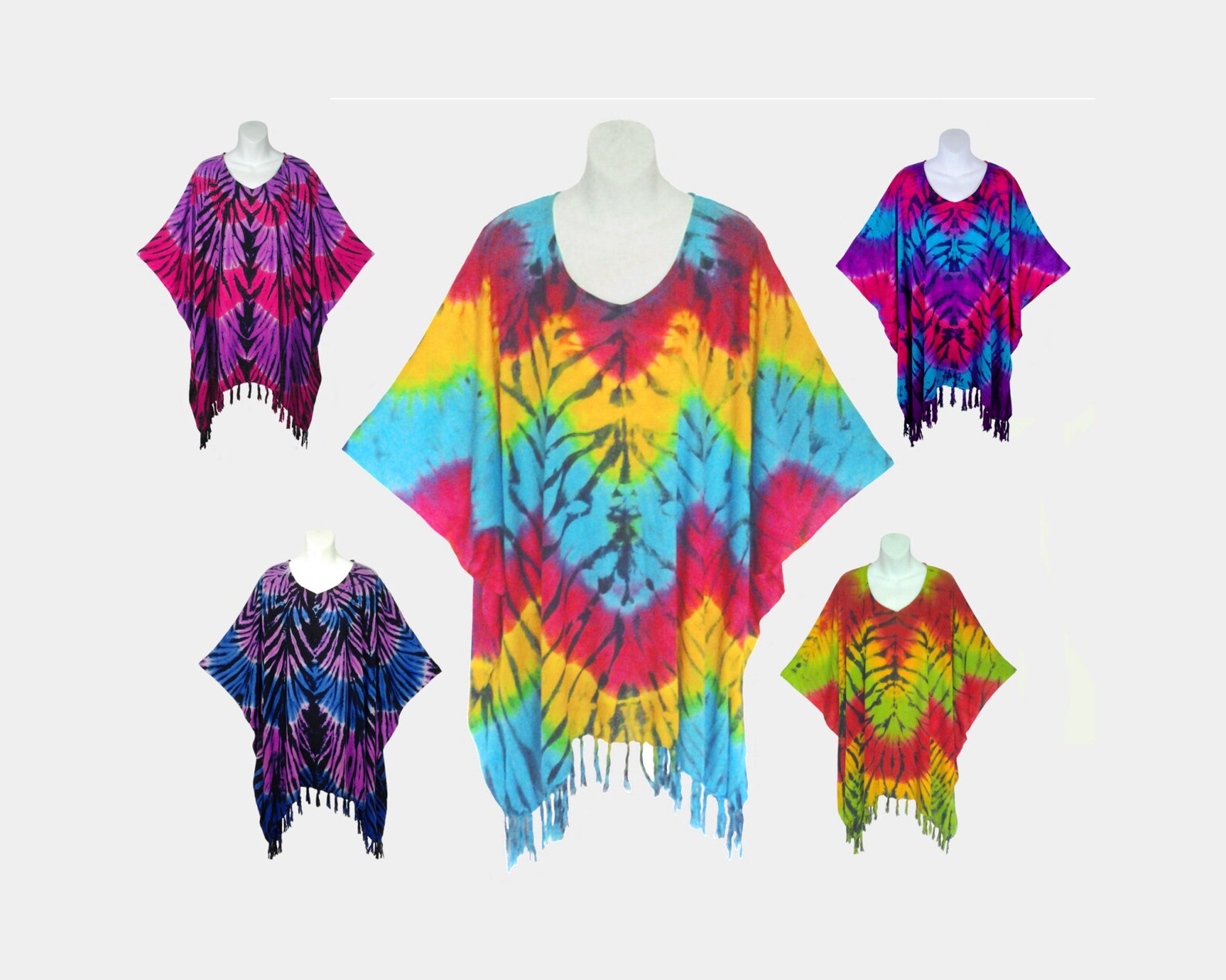 Lightweight Drapey Poncho Top main image 1