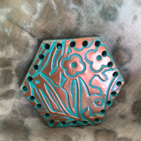 Small Hexagonal Flower Basket Base