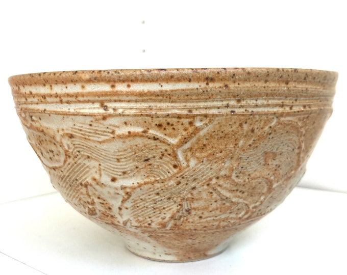 Textured bowl.  One of a kind. Free delivery within Australia