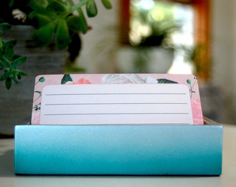 Rolodex-kaarten - Shabby Rose - gevoerd