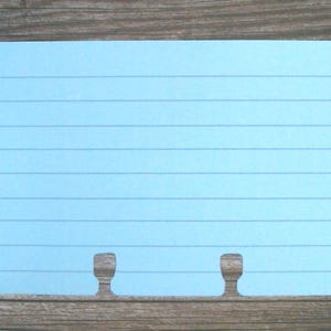 3 x 5 Rolodex Cards - Lined in 6 Colors - Large 3" x 5" size