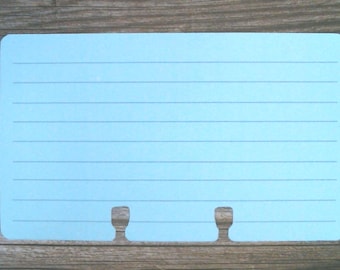 3 x 5 Rolodex-kaarten - bekleed in 6 kleuren - groot formaat: 3 x 5 inch