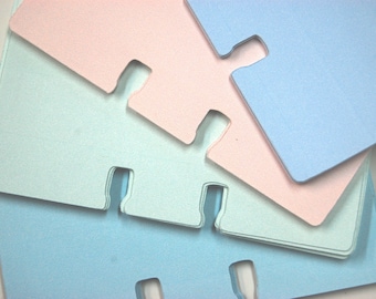 Rolodex Cards - Double Sided 4 Color Set - Pale Shabby Colors