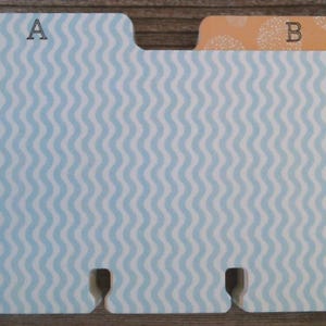 Divisores Rolodex 3 x 5, Divisores Rolodex 3 x 5 coloridos