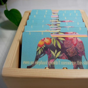 Rolodex Divider Cards - Elefant