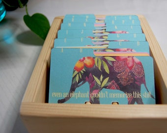 Karty rozdzielające Rolodex - Elephant