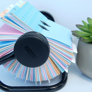 Rolodex Teiler - 1 Buchstabe pro Karte - Multi Muster