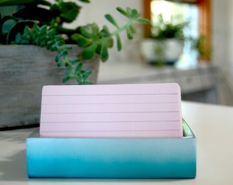 Rolodex-kaarten - 6 kleuren - gevoerd