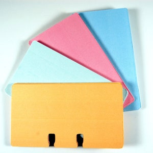 Cartões Mini Rolodex - Conjunto Dupla Face 4 Cores - Pastéis
