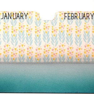 Rolodex Monthly Dividers - Assorted Prints