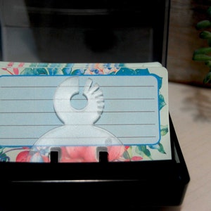 Rolodex Karten - Saft - gefüttert
