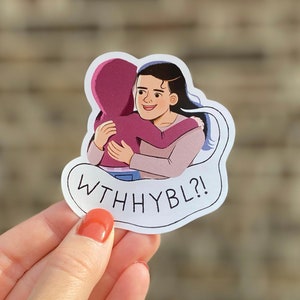 WTHHYBL Sticker, Twilight Spruch, wasserfest, Jacob Black, B!WTHHYBL?