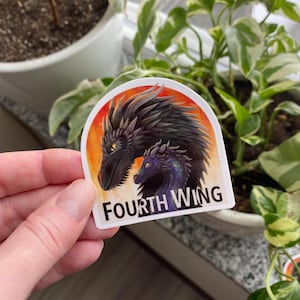 Fourth Wing Tairn & Andarna Sticker