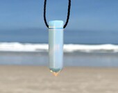 Opalite Necklace, Mens Crystal necklace, Mens Choker, Rose Quartz, Tiger Eye, Turquoise Point, Jasper Necklace, Yogi Gift, Chakra Balancing