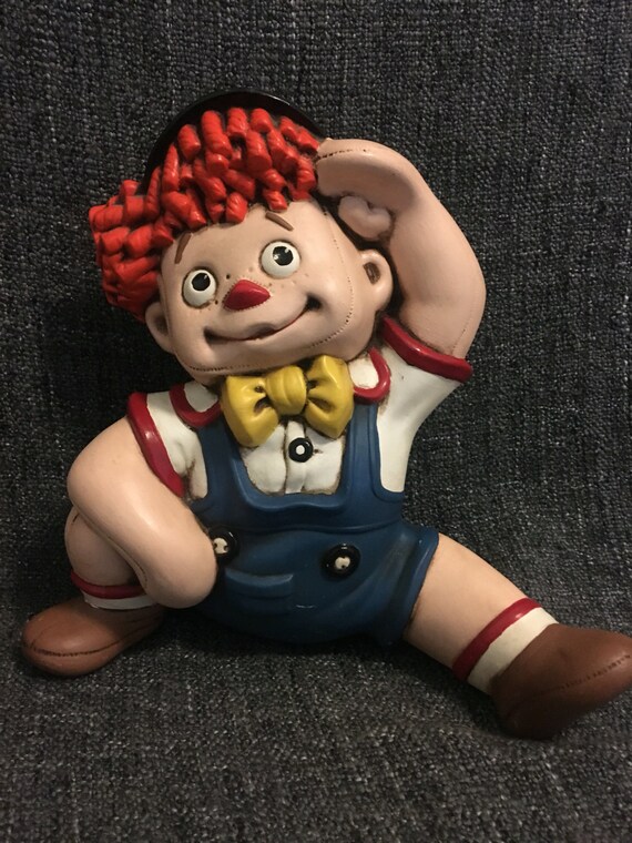 raggedy ann and andy ceramic dolls