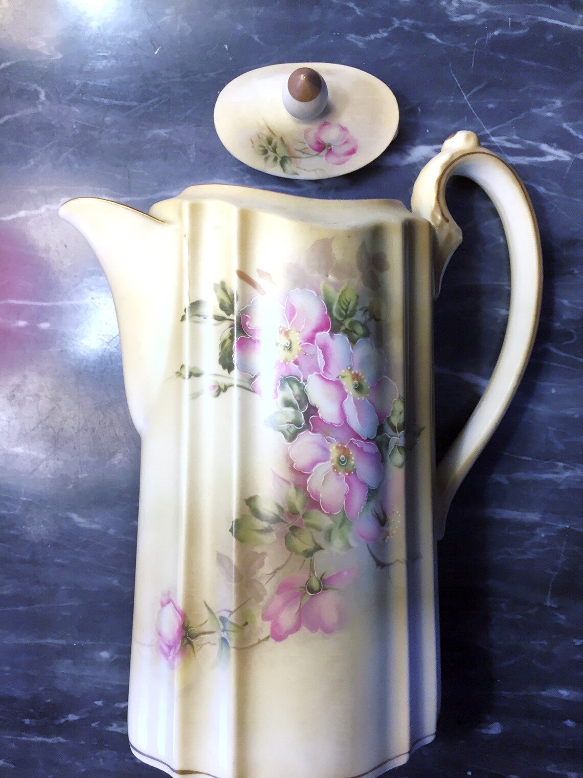 Nippon Porcelain Chocolate Pot Set 5 Pieces Etsy