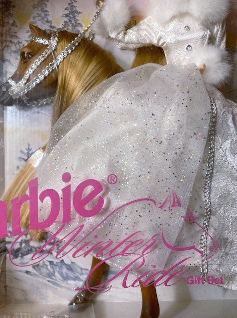 1998 Barbie Doll winter Ride Gift Set - Etsy