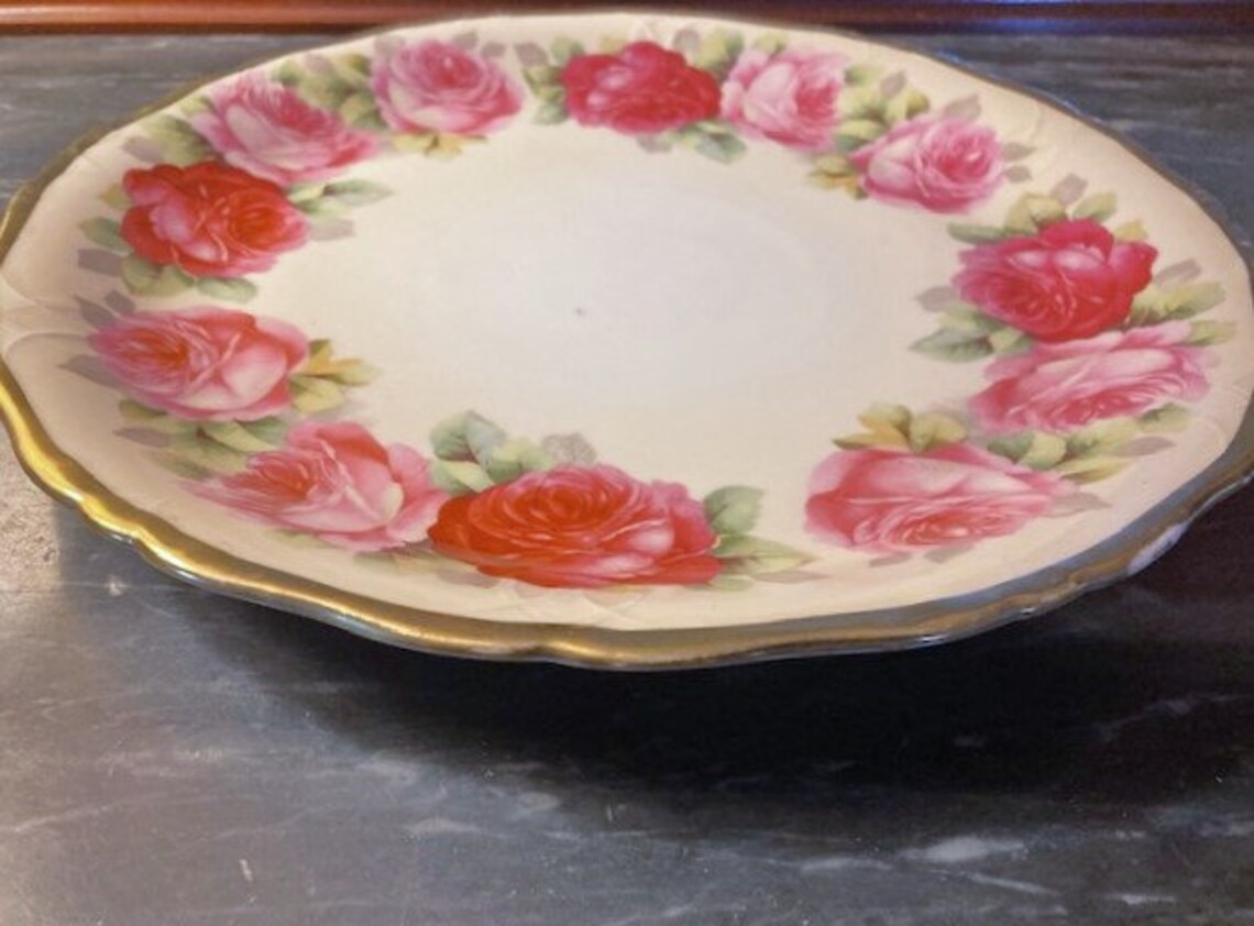 Antique Porcelain Plate Beyer & Bock Royal Rudolstadt Prussia Etsy