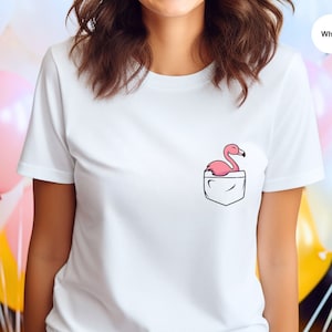 Pocket Swan T-Shirt, Birthday Swan Gifts, Mini Swan Toddler, Swan Youth Shirt, Gifts for Kids, Animal Lover Shirt, Funny Shirt,  SL0652