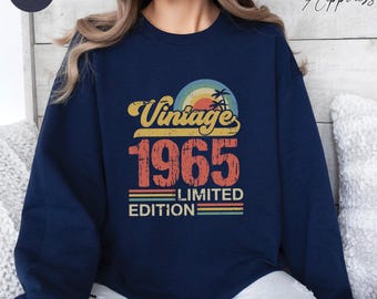 Custom Birthday Sweatshirt, Vintage Birthday Gift, Personalized Birthday Sweatshirt, Limited Edition Hoodie, Birthday Party Hoodie, SL5015