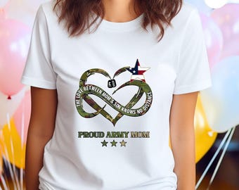 Proud Army Mom Shirts, Cool USA Army Custom Family T-Shirt, Custom Army Family Outfits, Month Of The Military Child Shirt, Army Tee, SL2811