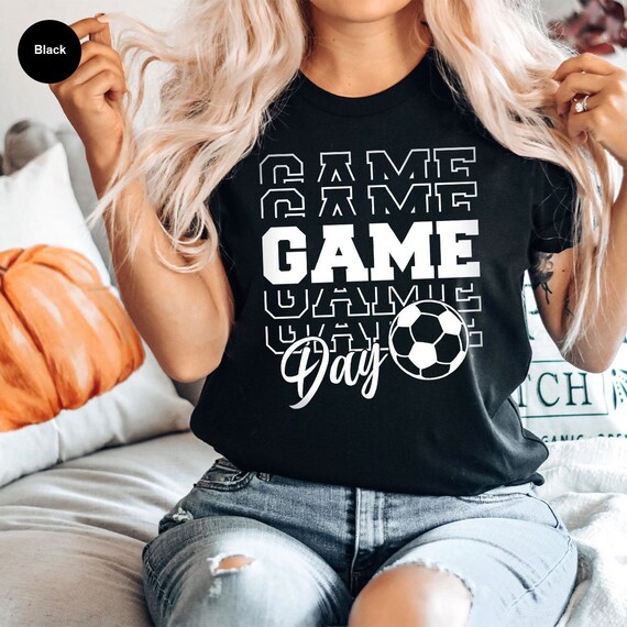 Soccer Game Day Shirt, Soccer Fan Shirt, Soccer Game Shirt, Gift For Soccer Mom, Soccer Game Jersey Shirt, Gift For Sports Mom, SL0849