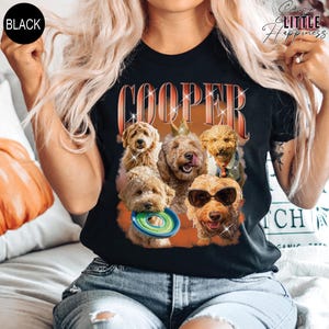 Custom Photo Best Dad Bootleg Rap Shirt, Personalized Dad Grandpa Face Collage Tee, Best Dad Shirt, Vintage Fathers Day T-Shirt image 5