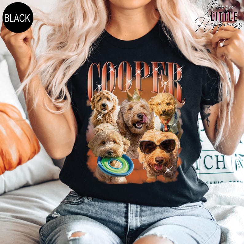 Custom Photo Best Dad Bootleg Rap Shirt, Personalized Dad Grandpa Face Collage Tee, Best Dad Shirt, Vintage Fathers Day T-Shirt image 5