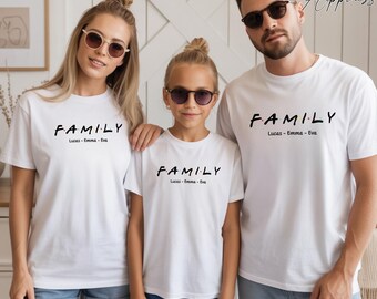 Custom Family Shirt, Family Group Shirt, Custom Name Shirt, Friends Theme Shirt, Custom Family Trip Shirt, Custom Matching Tees, SL5239