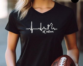 Custom Cat Heartbeat T-Shirt, Cat Lover Shirt, Heartbeat Shirt, Cat Lover Gifts, Cat Owner Tshirt, Cat Mom Shirt, Animal Lover Shirt, SL2659