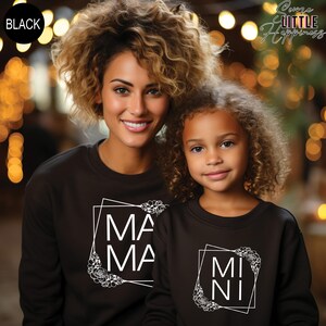 Matching Mothers Day Sweatshirt, Mama and Mini Sweatshirt, Custom Mama Sweatshirt, Mom and Me Sweatshirt, Mother and Kids Sweatshirt, SL5035