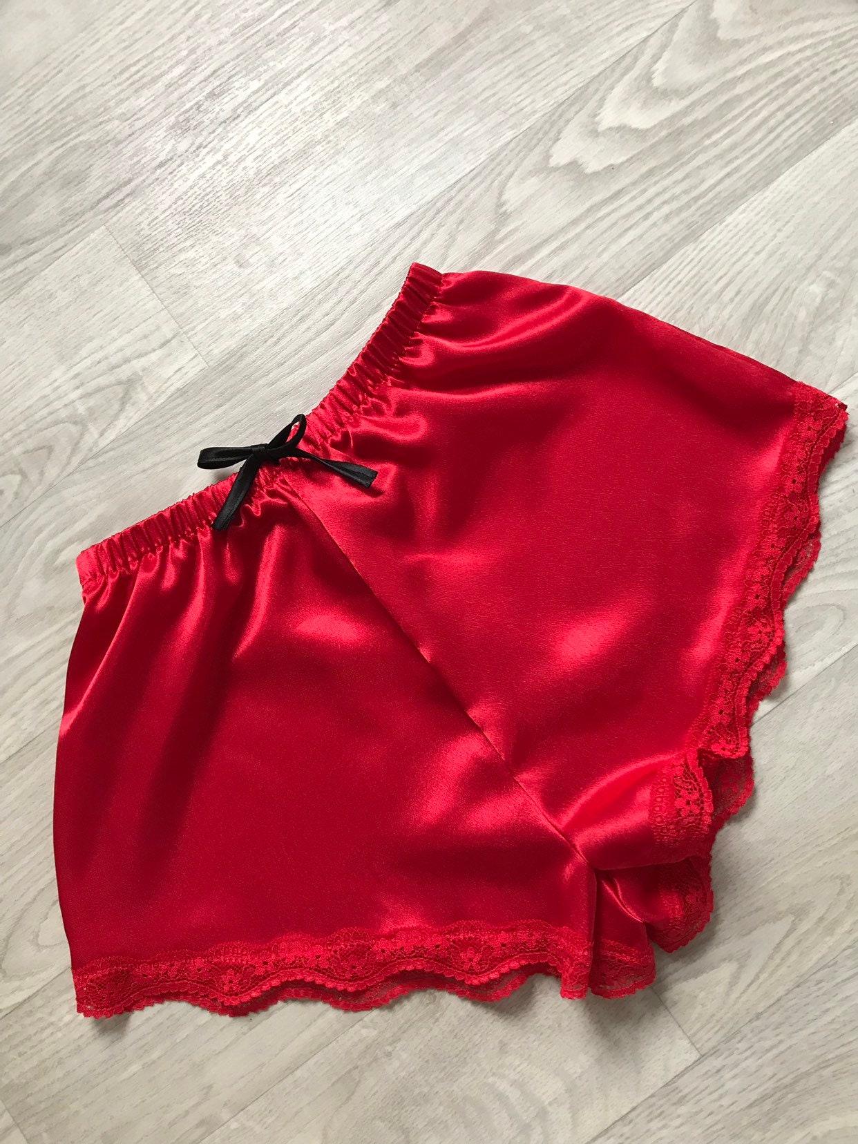 High waist satin shorts deals