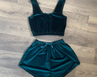 The Layla Velvet Velour lounge set