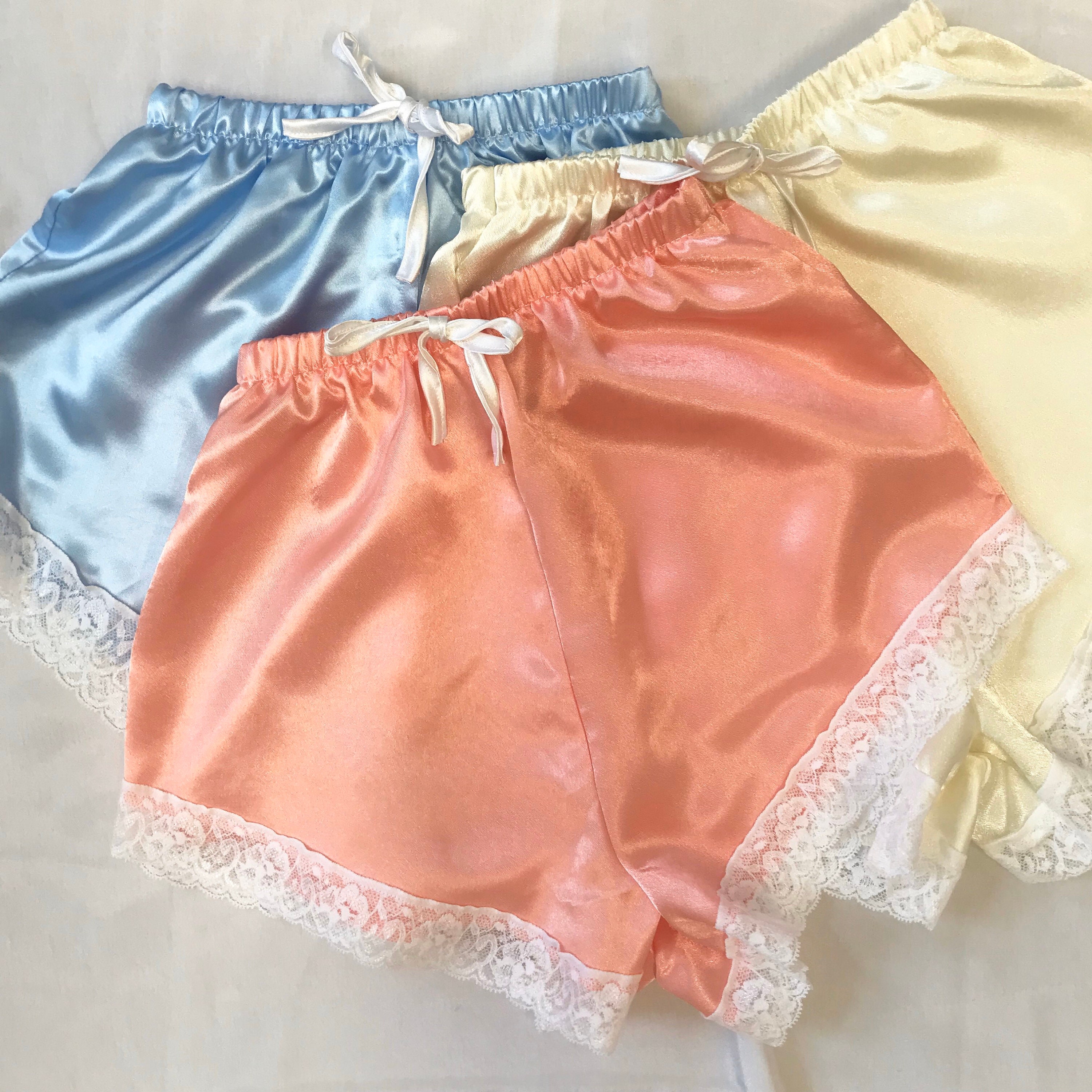 Lace Satin Shorts 